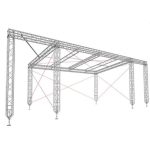 Milos SR1 7m x 4m Stage Roof Structure